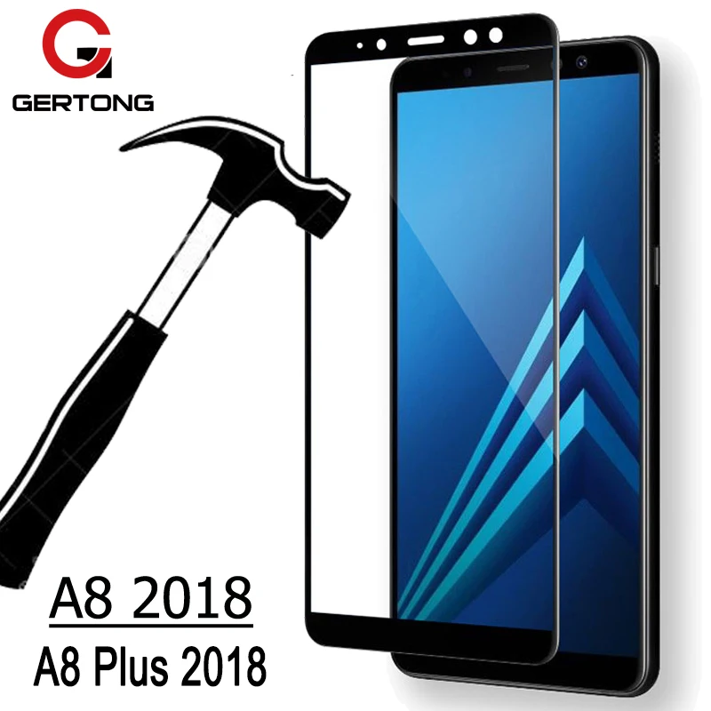 Защитное покрытие GerTong для Samsung Galaxy A8 закаленное стекло с полным покрытием 2018 A530F