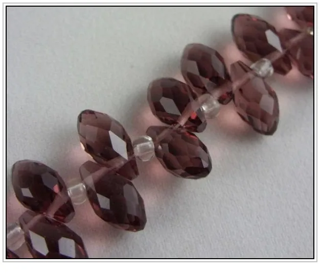 

Оптовая продажа 100 шт./лот 3A качественные хрустальные каплевидные бусины 6x12 мм фиолетовые хрустальные бусины браслет DIY бусины для изготовления ювелирных изделий