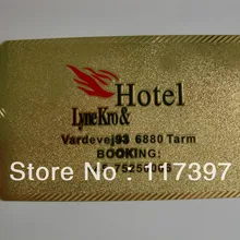 Большие размеры 8.5x5.4 Металл Визитные карточки/vip карты, высечки, двухсторонний, рельефная карта 100 шт./лот