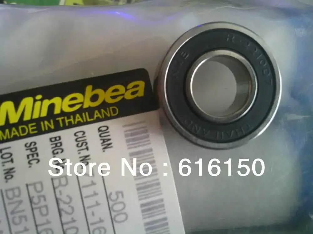

10MM BEARING Thailand nmb bearing R-2210D7 61900 61900-2RS Ball Bearings 10mm*22mm*6mm