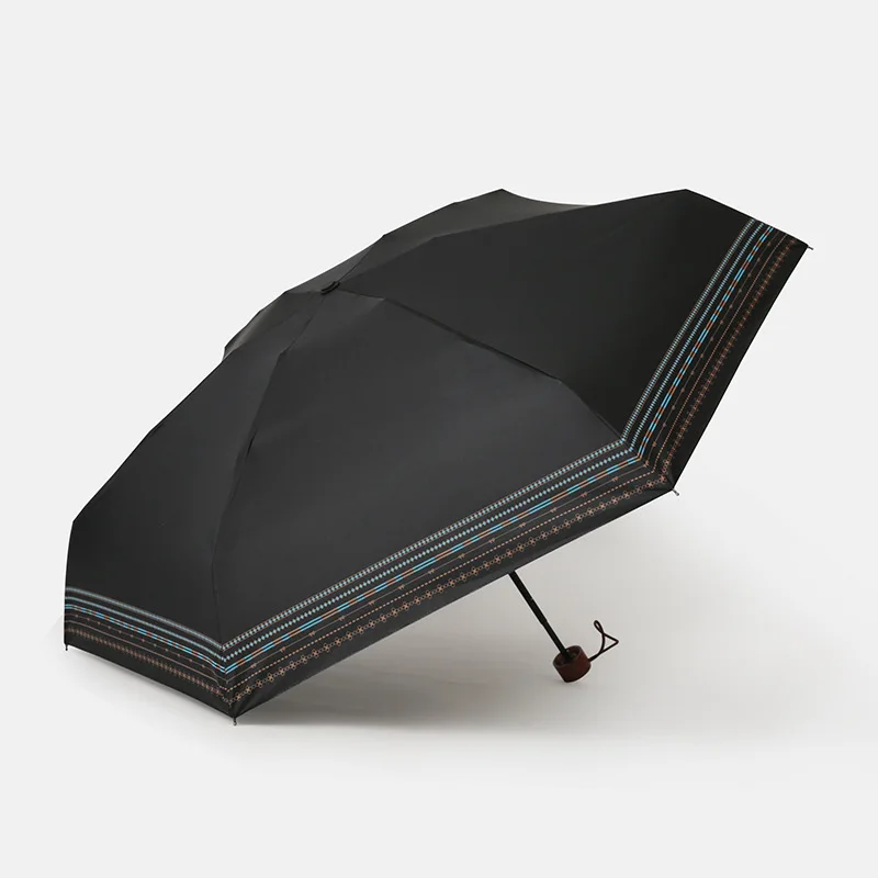 Портативный Женский зонт, защищающий от УФ-лучей, непромокаемый складной женский шикарный маленький складной зонт для дождя и солнца, мини карманные зонты-карандаши