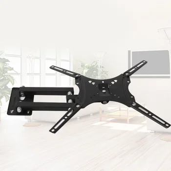

Bracket TV Wall Mount for Most 14"-55" LED LCD Plasma Flat Screen Monitor up to 110 lb VESA 400x400 with Full Motion Swivel