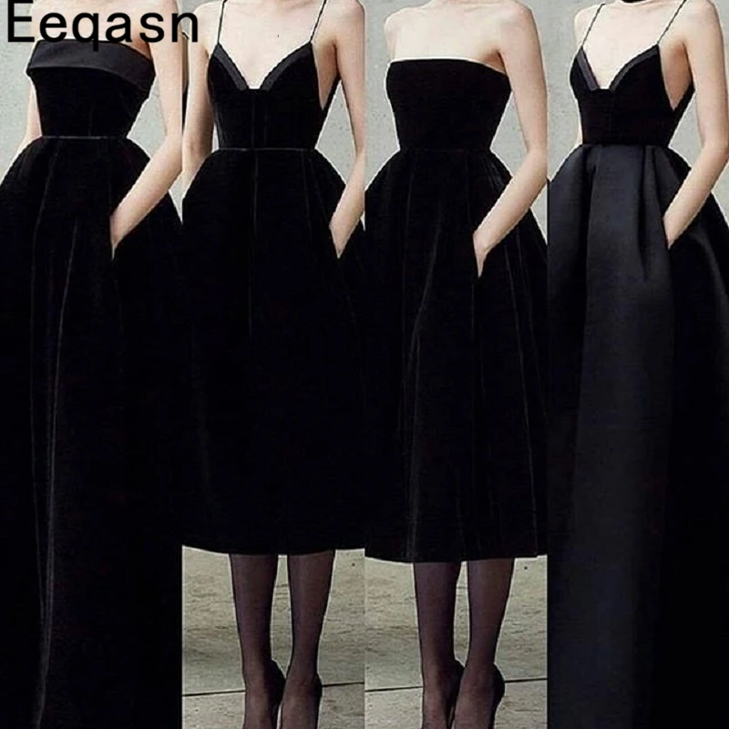 black velvet strapless gown