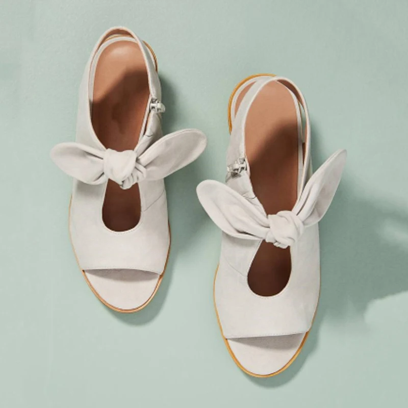 

VERTVIE New Bow Zipper Fish Mouth Wedge Sandals High Heels Platform Sandals Female Ladies 2019 Summer Shoes Sandalias Mujer 2019