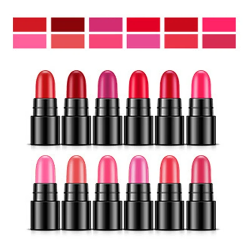 2019 12 pcs Sexy Women Lipstick Beauty Waterproof Long-lasting Moisturizing Lipstick Makeup Matte Lipstick Lip maquiagem 2019 12 pcs Sexy Women Lipstick Beauty Waterproof Long-lasting Moisturizing Lipstick Makeup Matte Lipstick Lip maquiagem