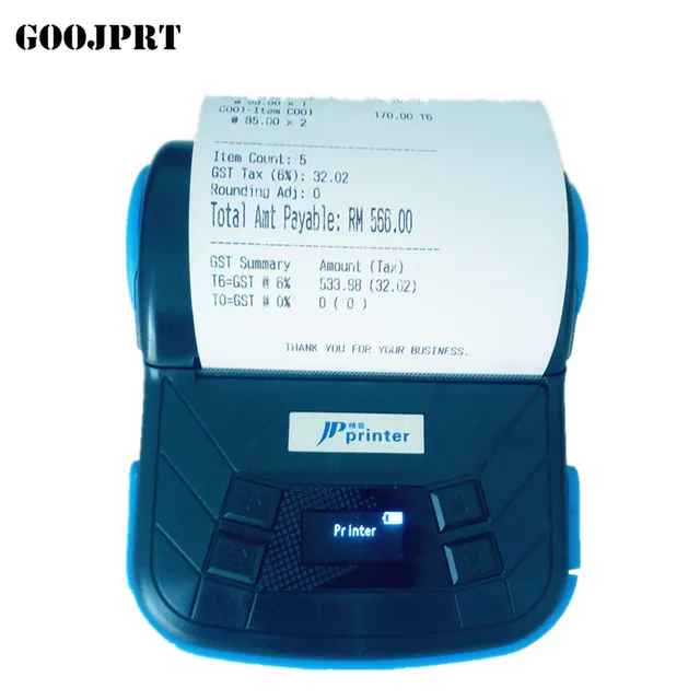 Cheap Free High Quality 80MM protable thermal USB mini printer support Windows Mobile, WINCE, Android Bluetooth printer for project