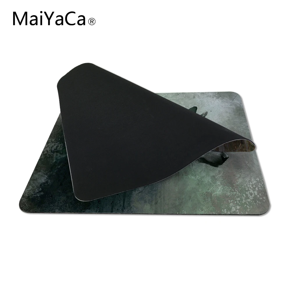 MaiYaCa винтажный животный волк с коробкой, резиновый коврик для мыши 180x220x20 мм, коврик для мышки Not lockedge