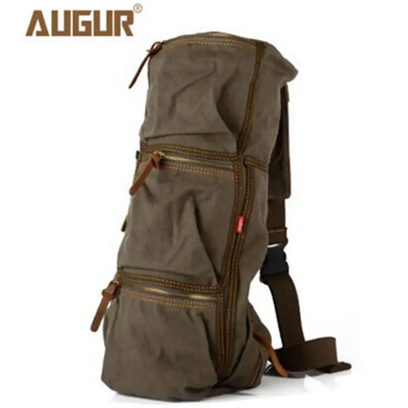 11.11 New 2016 Fashion Men's Canvas Backpack Drum Shape Back Pack Men Travel Bags Backpacks Should Bag Size:46*20*18 cm