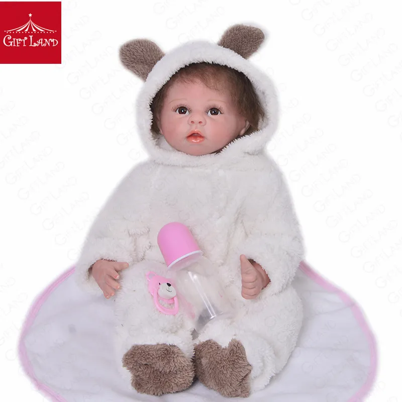 

Reborn Baby Doll Soft Plush Toys Lifelike Babies Real Boneca Kids Gift Bebe Reborn Fashion Handmade Doll Toddler Doll For Child