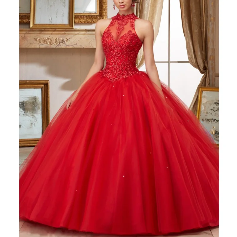 

Modest Corset Pink Mint Green Quinceanera Dresses 2019 Beaded Applique Ball Gown Debutante Gowns Sweet 16 Dresses 15 Years Dress