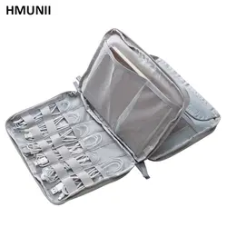 HMUNII высокое качество дорожный Органайзер сумка двухслойный портативный ipad Зарядные устройства линия передачи данных сортировать посылка