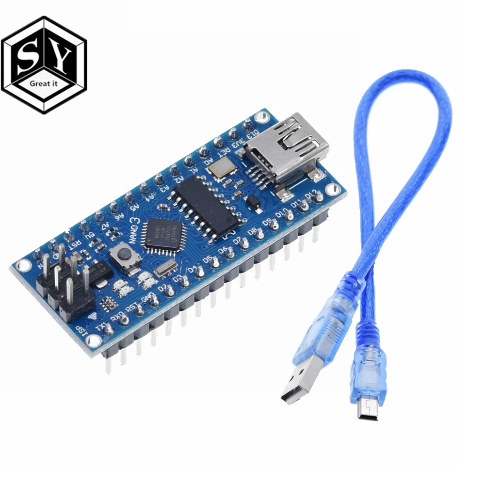 MINI USB Nano V3.0 ATmega328P CH340G 5 в 16 м плата микроконтроллера для arduino NANO 328P NANO 3,0