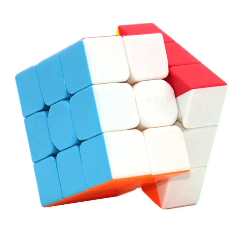 Qiyi воин W 5,7 см 3x3x3 Волшебные кубик рубика Скорость cube Пазлы 3 по 3 Скорость cube для детских развивающих Cubo Magico игрушки - Цвет: Stickeless