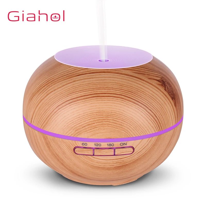 

200ml Air Ultrasonic Aroma Humidifier USB Aromaterapy Essential Oil Diffuser Wood Grain LED Night Light Cool Mist Maker For Home