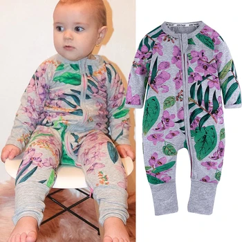 

Infant Clothes Baby Rompers colorful print One pieces clothing for girls boys Toddler Cotton 0-3 years babies jumpsuits