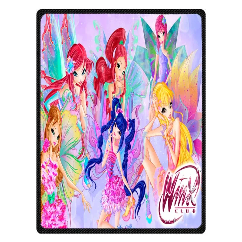 

Winx Club Pattern Soft Plush Crib Bed Plane Sofa Throw Blanket Coral Fleece Baby Kids Children Blankets Bedspread