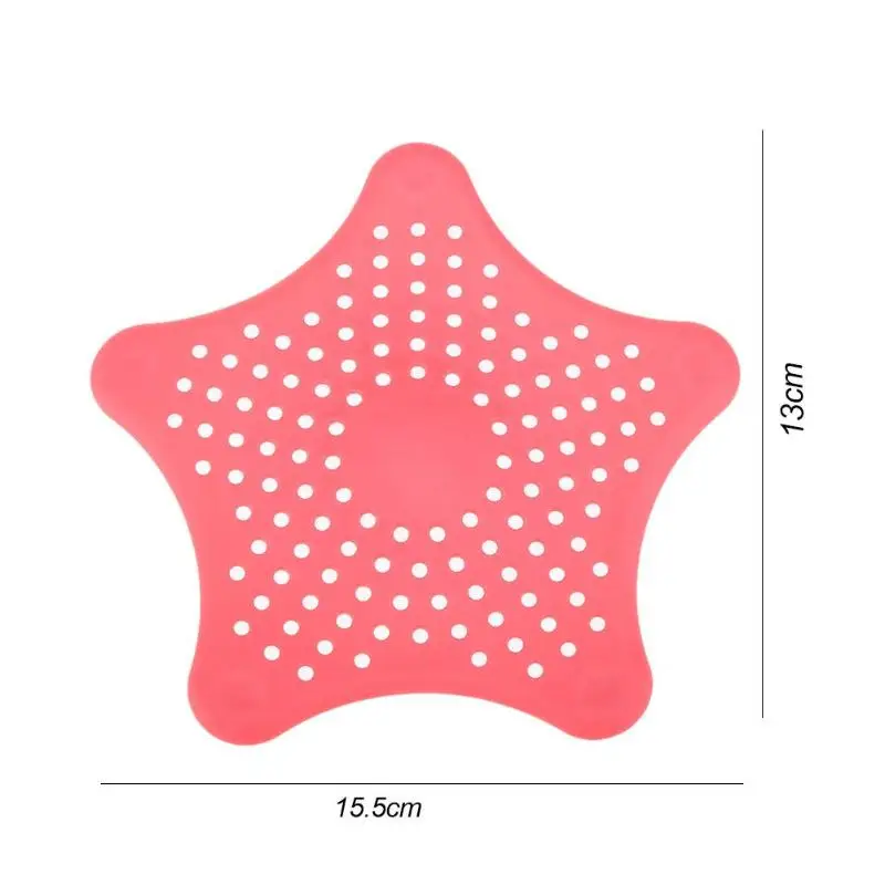 1 шт., фильтр для кухонной раковины, пробка для слива канализации, дуршлаги для волос, фильтр для ванной, кухонной раковины, инструмент для очистки дома, 7 цветов