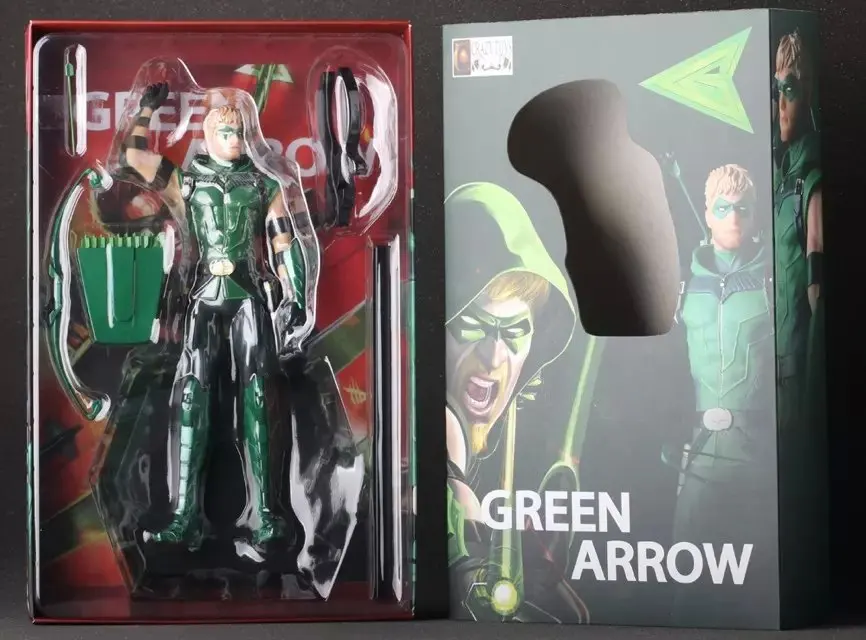 New Hot Figurine DC Comic Justice League Super Hero Green Arrow Oliver Queen Crazy Toys Action Figu
