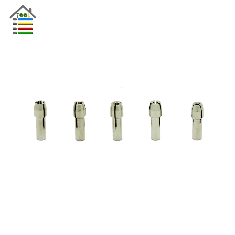 

New 5pc Durable Collet Bit Grinder Grinding Drill Chuck Adapter 5 Size For Dremel Rotary tools
