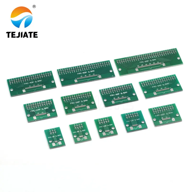 Двухсторонний разъем для платы печатной 0 5 мм 1 FFC FPC 6 8 10 12 20 30 40 50 60 Pin до 2 54 FPC/FFC