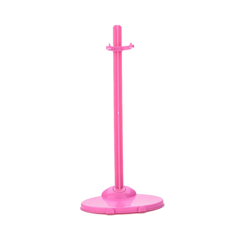 21,5 см Розовая прозрачная подставка для кукол дисплей держатель для пластиковых вешалок стенд для куклы платья одежда аксессуары 2 цвета