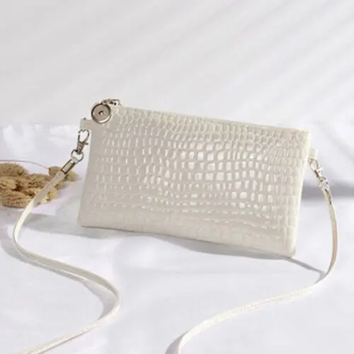 Для женщин элегантная сумка из искусственной кожи с пряжкой текстурированные повседневное цепи Мода шаблон маленькая дамская сумочка