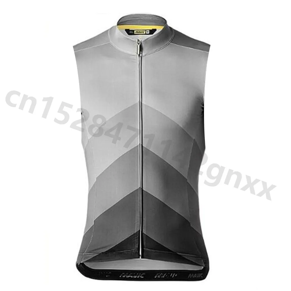Mavic Cycling Jerseys Summer Sleeveless MTB Bike Tops Shirt Quick Dry Racing Bicycle Cycling Clothing Ropa Maillot Ciclismo