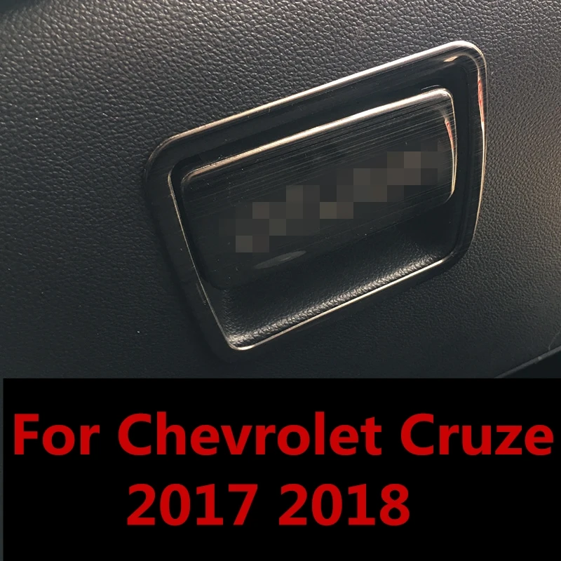 Для Chevrolet Cruze 2017 2018 коробка для хранения из нержавеющей стали со спецназом ручка