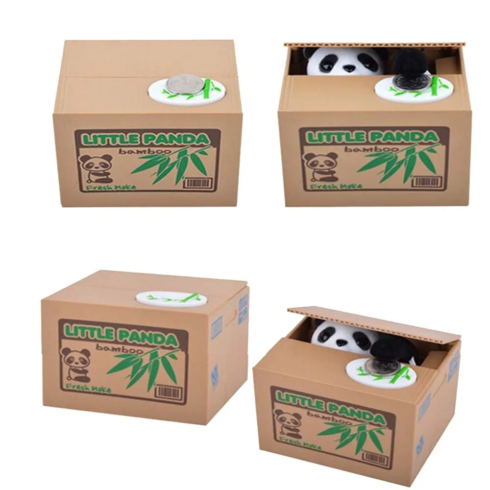 Little Panda Itazura Automated Steal Coin Piggy Bank Savings Box