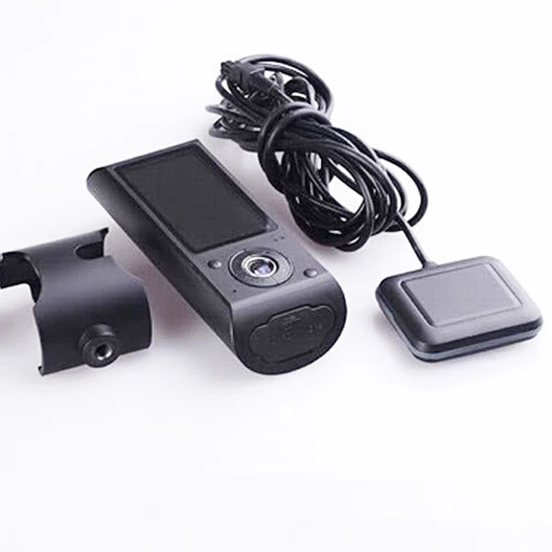  Podofo Doppelobjektivauto DVR X3000 R300 Dash Kamera mit GPS G-sensor Camcorder 140 Grad Weitwinkel