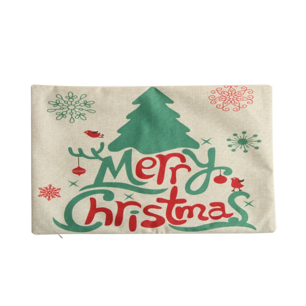 1 шт. 30*50 см Merry Christmas наволочки для подушек прямоугольные хлопковые наволочки для подушек модные наволочки с буквенным принтом