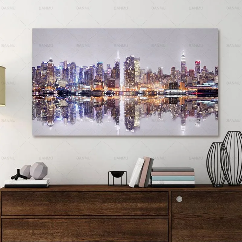 Canvas Painting Decoration Pictures Poster Picture for Living Room City Print Wall Art Landscape Paint Unframed Canvas Painting Decoration Pictures Poster Picture for Living Room City Print Wall Art Landscape Paint Unframed