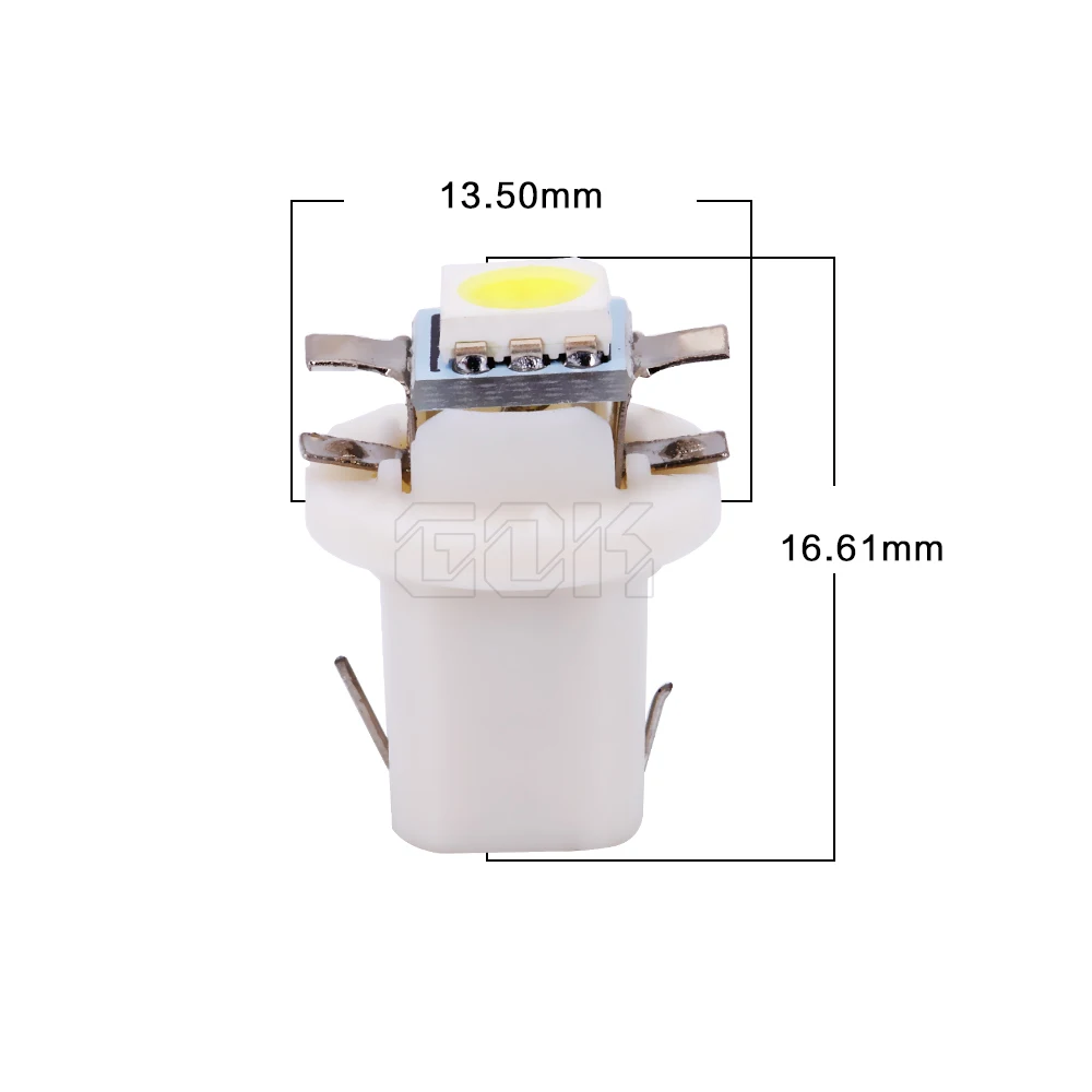 Светодиодная лампа B8.5D smd 5050 1SMD 10 шт. измеритель скорости приборной панели боковая
