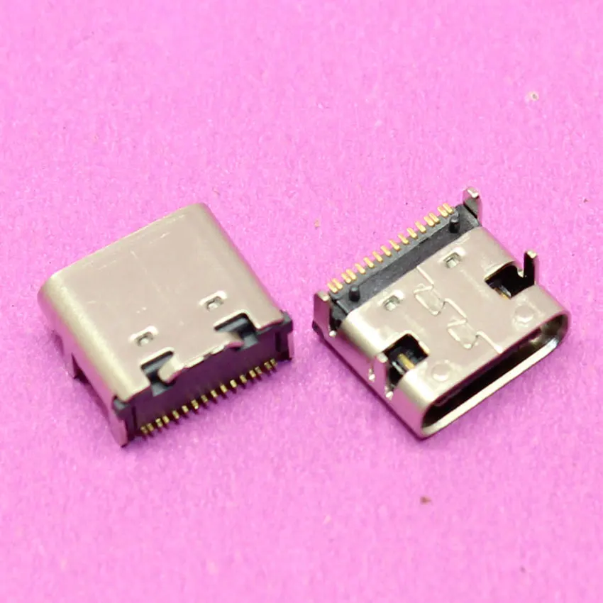 Usb 3.1 نوع يوشى-c 12pin الإناث موصل شحن ميناء شحن المقبس السحب قدم المكونات