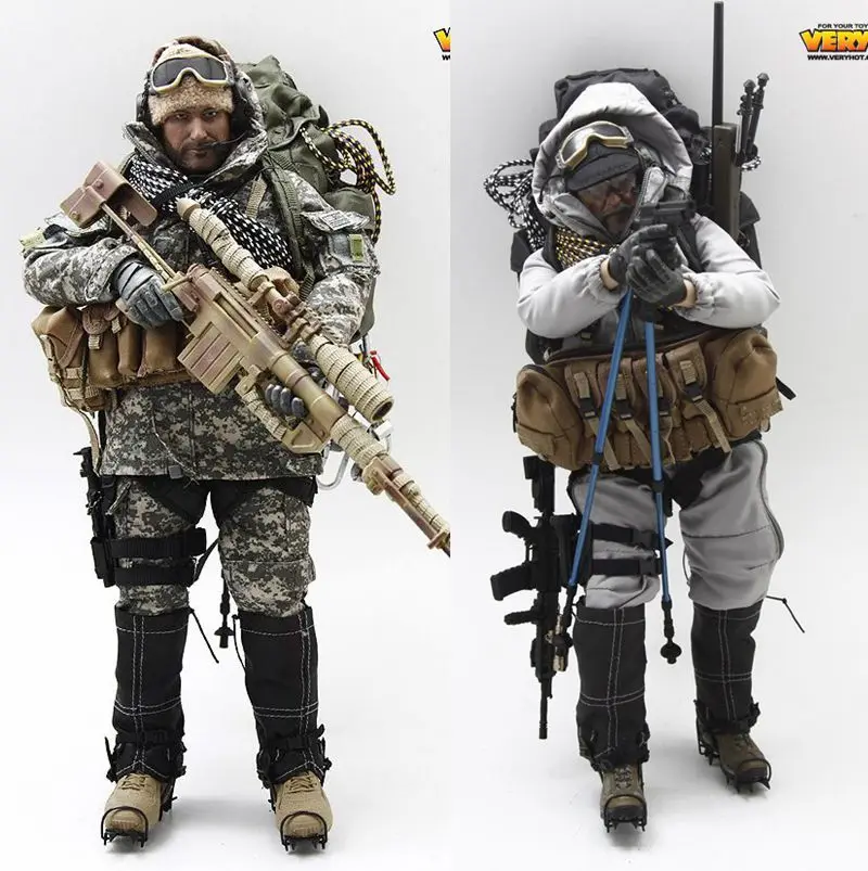 1/6 scale toy ZERT Sniper Team Wolf Grey Uniform Set 