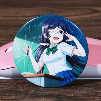 

FFFPIN 5.8cm Big Brooch Lovelive Breastpin Japan Anime Love Live Badge Pin Coin Kousaka Honoka Sonoda Umi Icon Cloth Backpack
