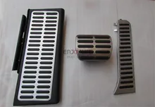 New Fuel Gas Brake Footrest Foot Pedal Plate Cover Pad Set For Audi Q3 2011 – 2014 AT / MT No drilling