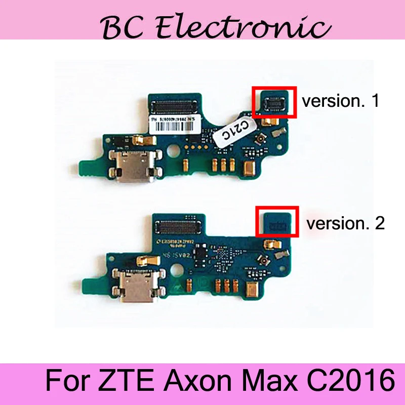 zte-axon-max-c2016-4g-lte-telephone-portable-prise-usb-port-de-charge-carte-d'accueil-pcb-original