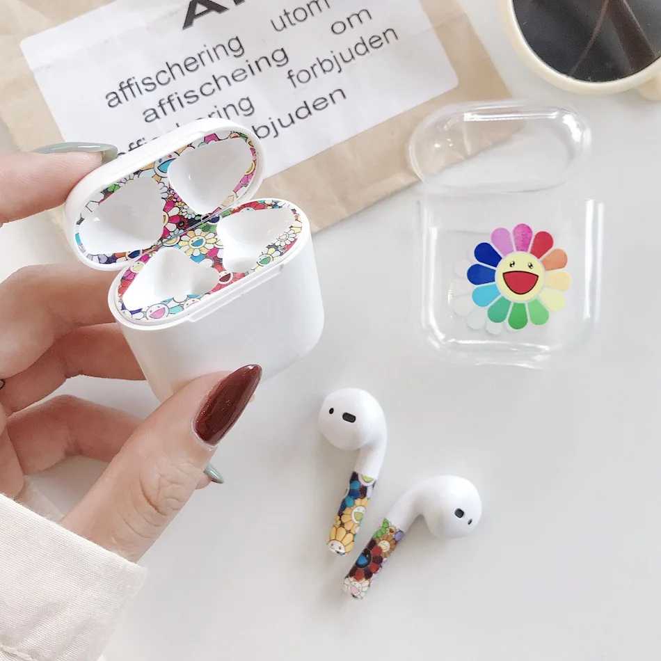 Для AirPods случае 3D мультяшный наушник чехол для Apple Airpods 2 забавные интимные аксессуары защитную крышку с палец кольцо ремень - Цвет: A12