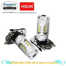 Eseastar 2pcs PH16W 80W XB-D(CN) High PowerLED For LCI E92 E93 F32 Backup Lights Exterior light car led light DC12-24V