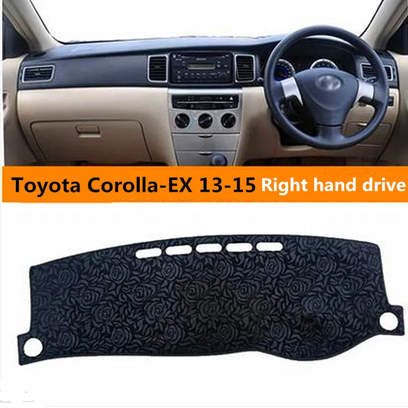 Buy Rose style Car sun resistant dashboard cover for