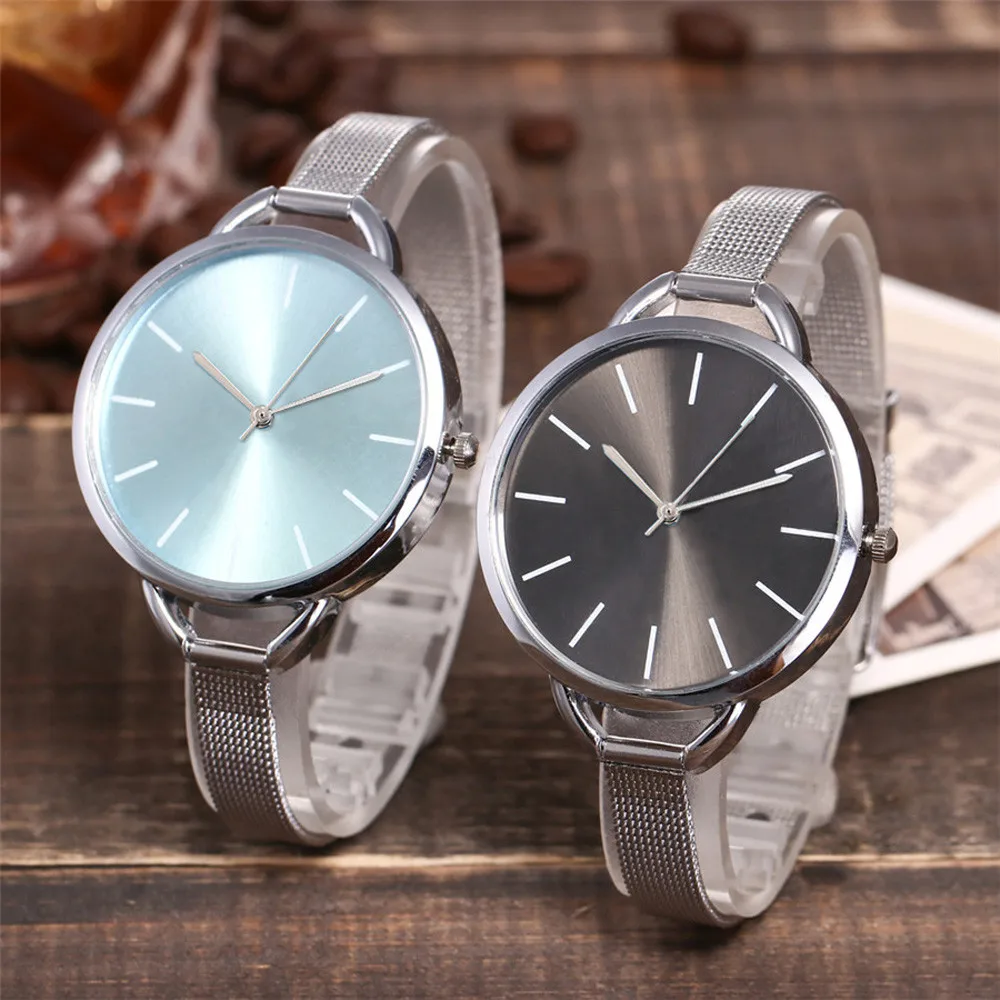 

Hot Fast vansvar Casual Quartz Stainless Steel Band Newv Strap Watch Analog Wrist Watch Wristwatch Clock Gift Reloj femenino #30