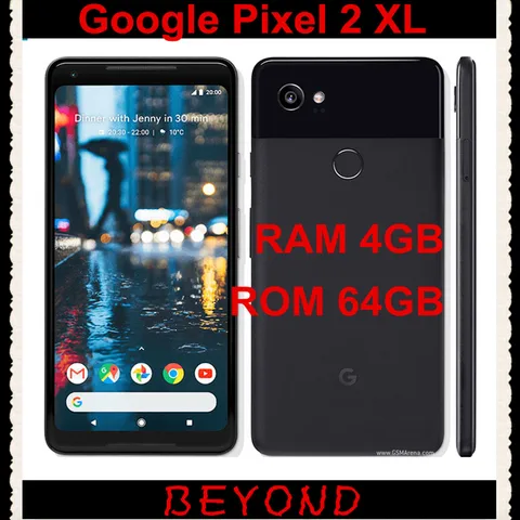 Google Pixel 2XL Original Unlocked GSM LTE Android Mobile phone 6 0   12 2MP Octa Core RAM 4GB ROM 64GB AMOLED Fingerprint