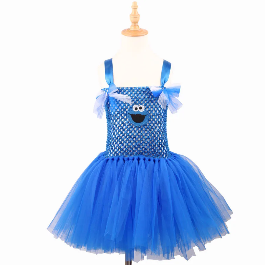 Handcrafted Elmo Inspired Girls Tutu Dress for Birthday or School Play Outfit Baby Summer Dress Children Pageant Bow Gown (7)