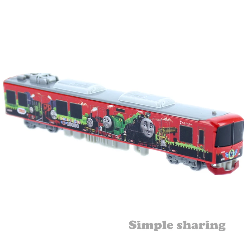 Takara Tomy TOMICA № 124 KEIHAN ж/д Паровозик модель автобуса Комплект аниме Рисунок Литья под