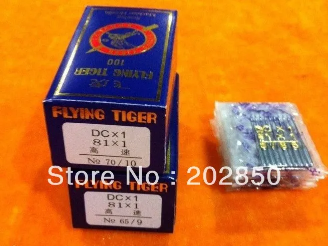

DC*1,65/9, 100PCS Needles/Lot,Industrial Overlock Sewing Machine Needles,Flying Tiger Brand,Best Quality For Wholesale