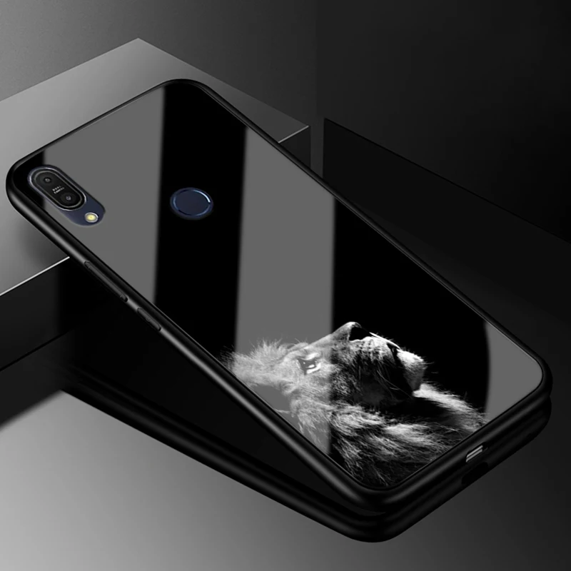 Чехол из закаленного стекла для ASUS Zenfone Max Pro M1 ZB601KL, жесткая задняя крышка из поликарбоната для ASUS Max Pro M1 ZB602KL X00TD, силиконовый бампер - Цвет: 13