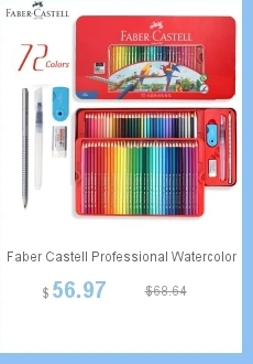 Faber Castell 40 Цвета художественный маркер волокна-акварельные Разъем ручка балетки жестяная коробка для детей подарок игры картина, черчения