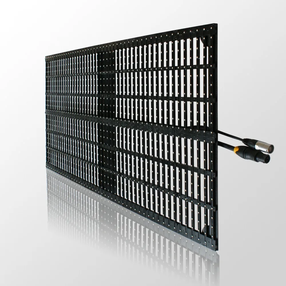 HD flexible transparent lcd screen stage laser led curtain p6 p6 25 led rgb mesh curtain
