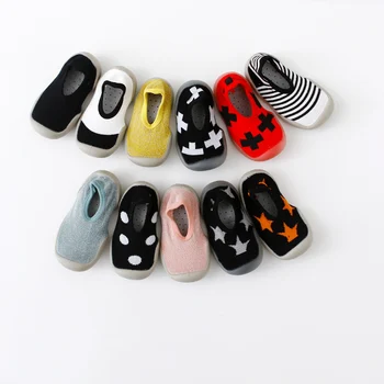 

Baby Sock Shoes with Rubber Soles Infant Sock Newborn Children Floor Socks Shoes Anti Slip Soft Sole Sock Spring Summer Autumn